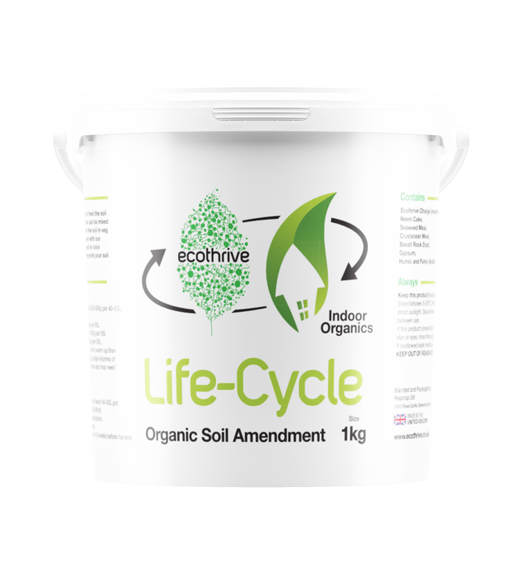 Life-Cycle. Organic Soil Amendment by Indoor Organics & Ecothrive.