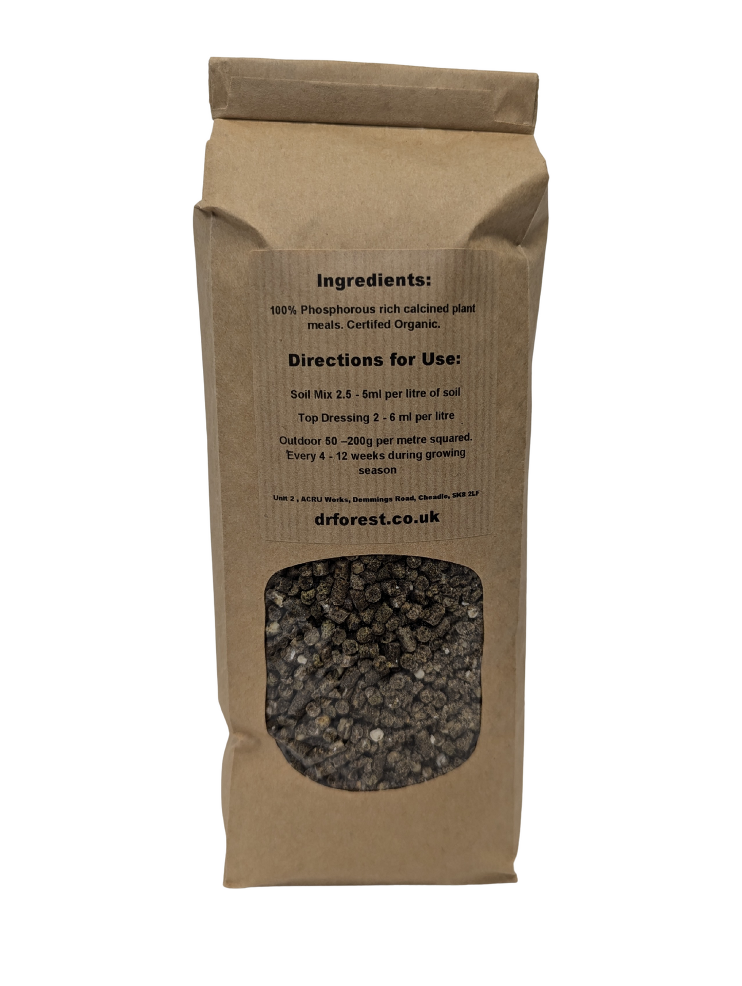 Organic Calcined Phosphorus Meal | High Phosphorus Organic Fertiliser | NPK 4-15-3 - Dr Forest