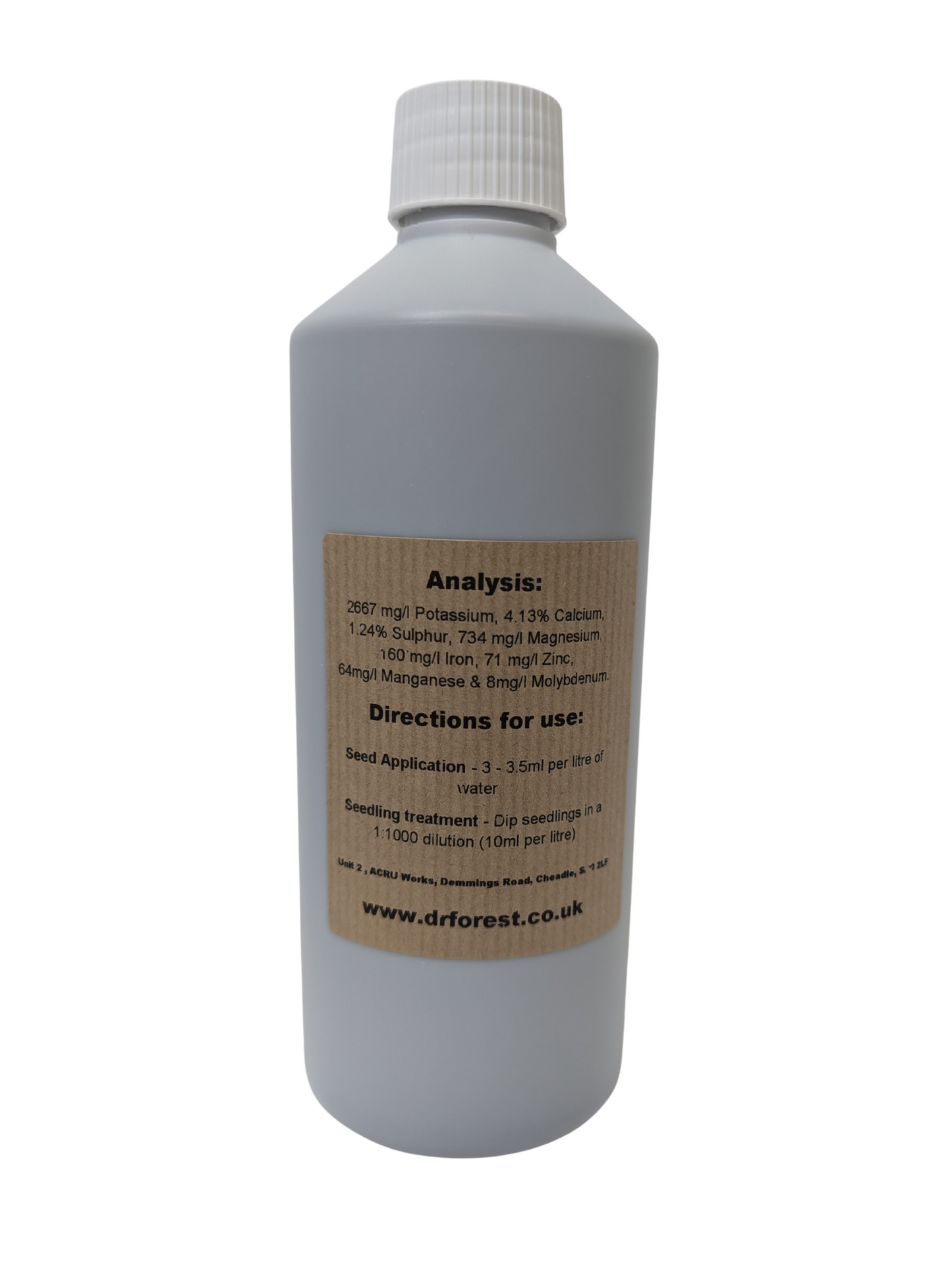 Liquid Suspension Fertiliser | Phosphorous & Calcium | Micronised Calcium Phosphate - Dr Forest