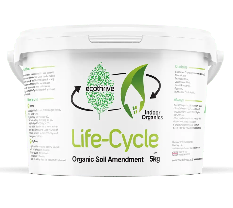 Life-Cycle. Organic Soil Amendment by Indoor Organics & Ecothrive Ecothrive