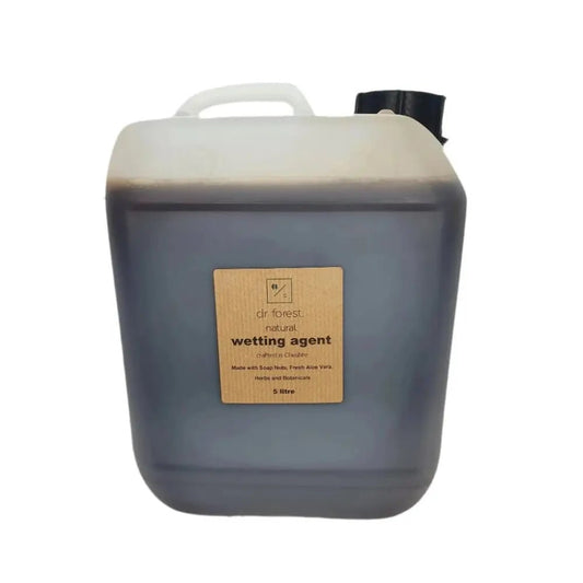 Natural Wetting Agent — 5 litre translucent jug of dark liquid with handle, spout and kraft label
