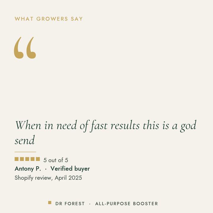 Customer review of Dr Forest All-Purpose Booster 5-5-5 solution-grade powder, 5 out of 5: When in need of fast results this…