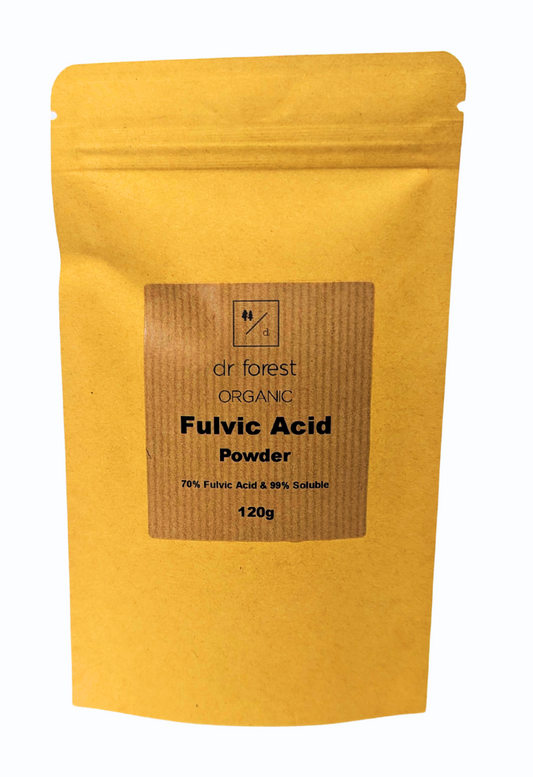 Organic Fulvic Acid Powder. 99% Soluble & 70% Fulvic Acid. - Dr Forest