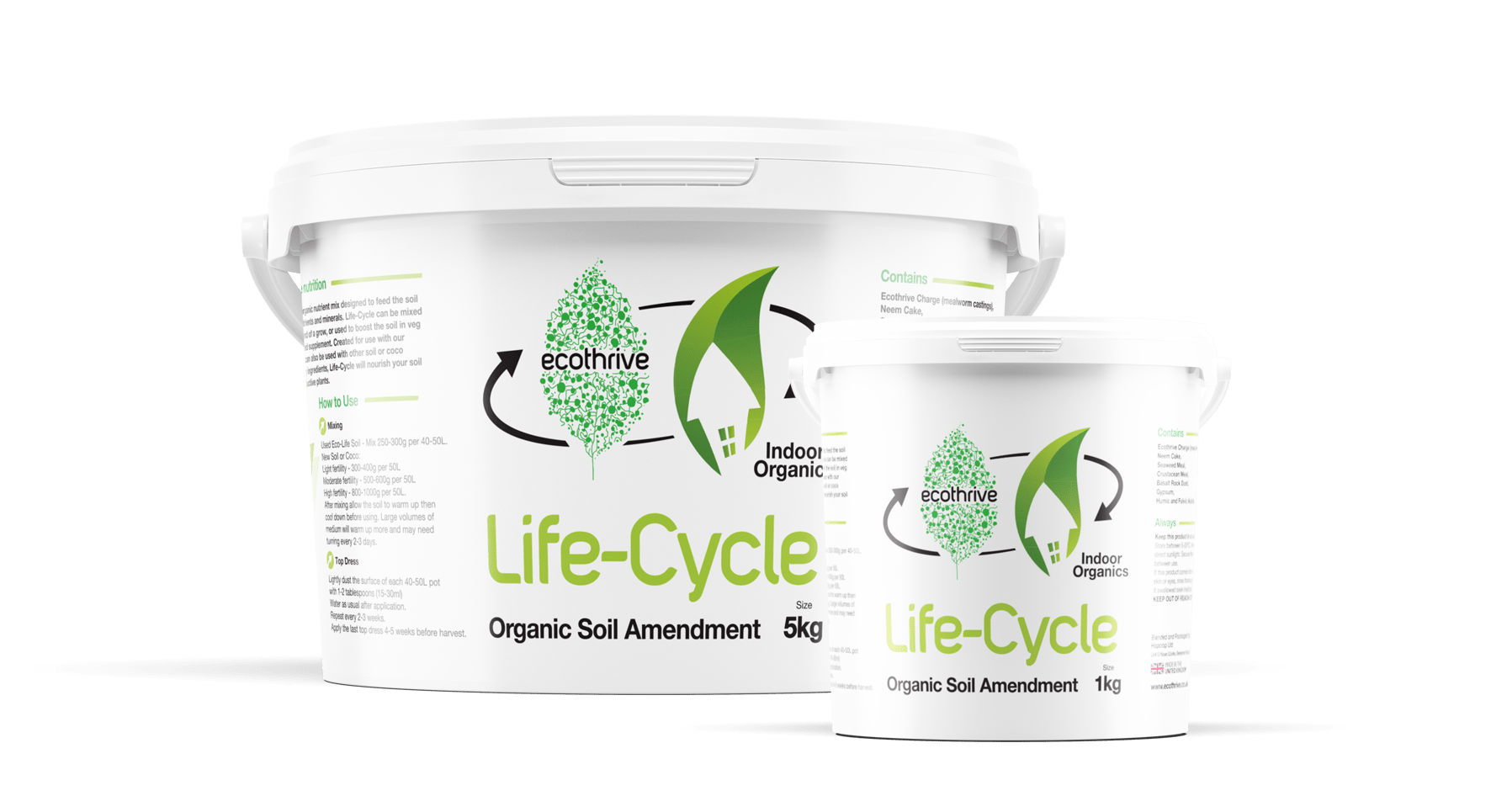 Life-Cycle. Organic Soil Amendment by Indoor Organics & Ecothrive.
