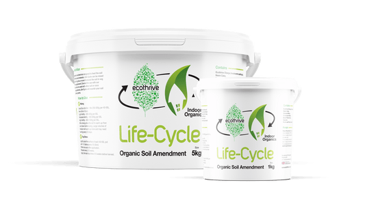 Life-Cycle. Organic Soil Amendment by Indoor Organics & Ecothrive.