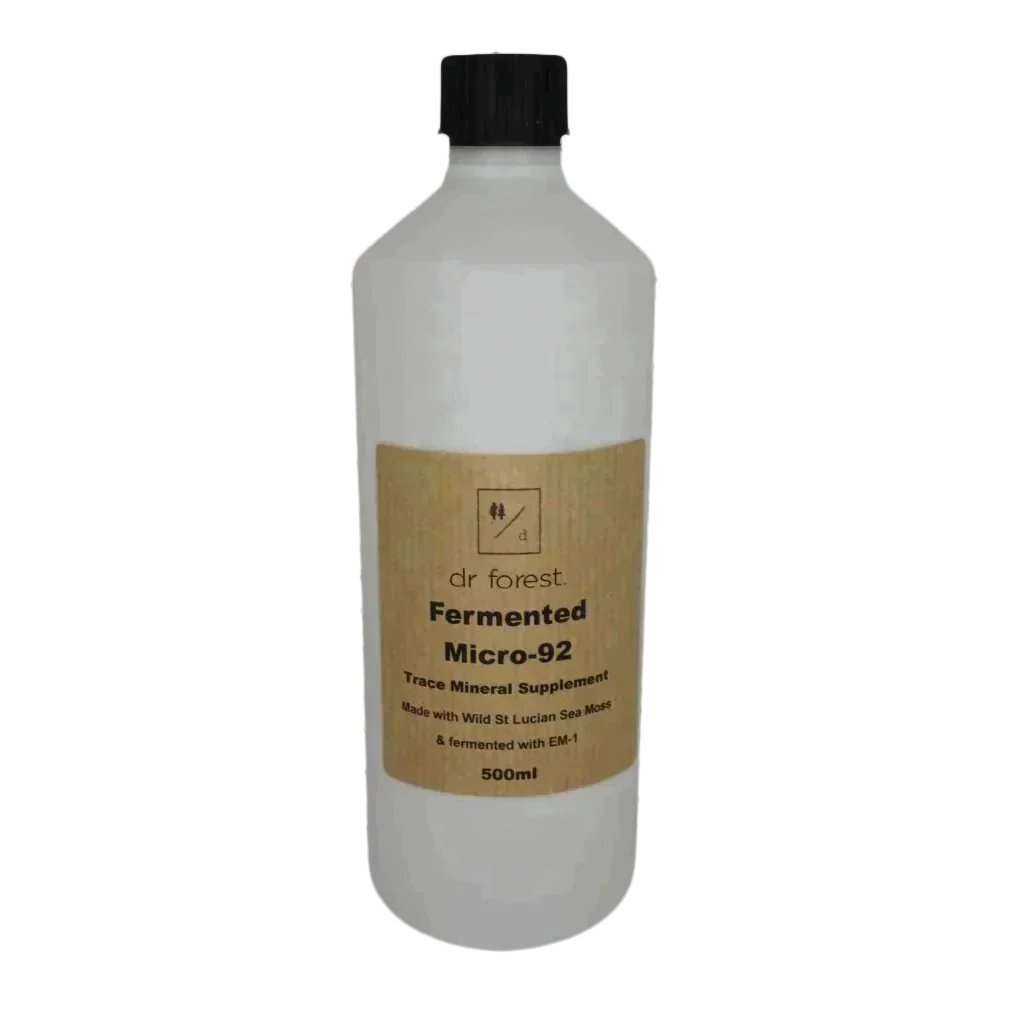 Dr Forest's Micro 92 Fertiliser. Foliar or Soil Drench.