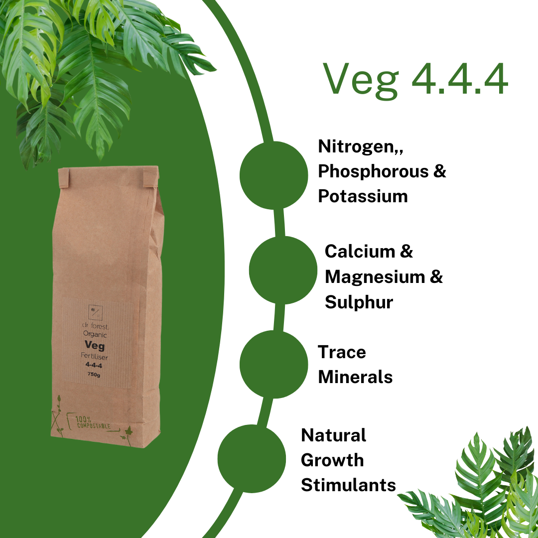 Organic VEG Fertiliser 4.4.4. For vegetative growth by Dr Forest - Dr Forest
