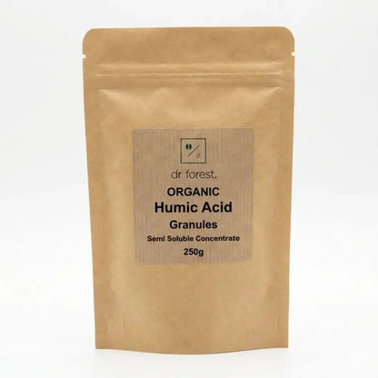 Humic Acid Flakes 70%, 250g, part of the Humic, Fulvic and Seaweed Trio from Dr Forest