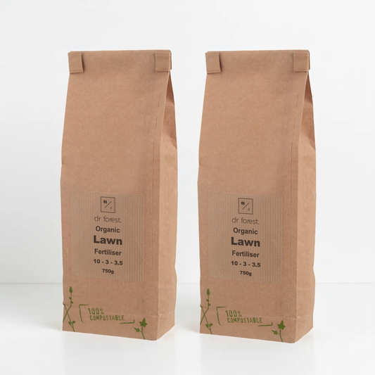 Organic Lawn Fertiliser 10-3-3.5 | High Nitrogen Grass Feed | Dr Forest