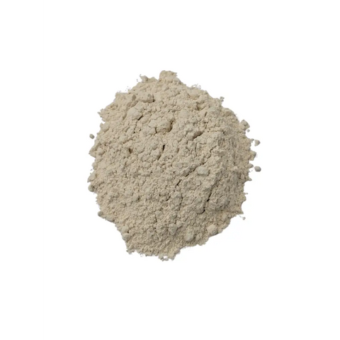 Organic Potassium Fertiliser — pile of fine pale-cream potassium powder