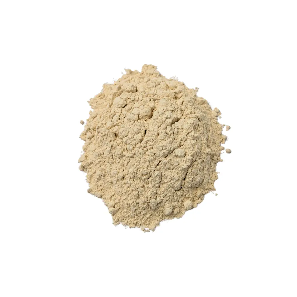 Magnesium Fertiliser — pile of fine pale-cream magnesium powder