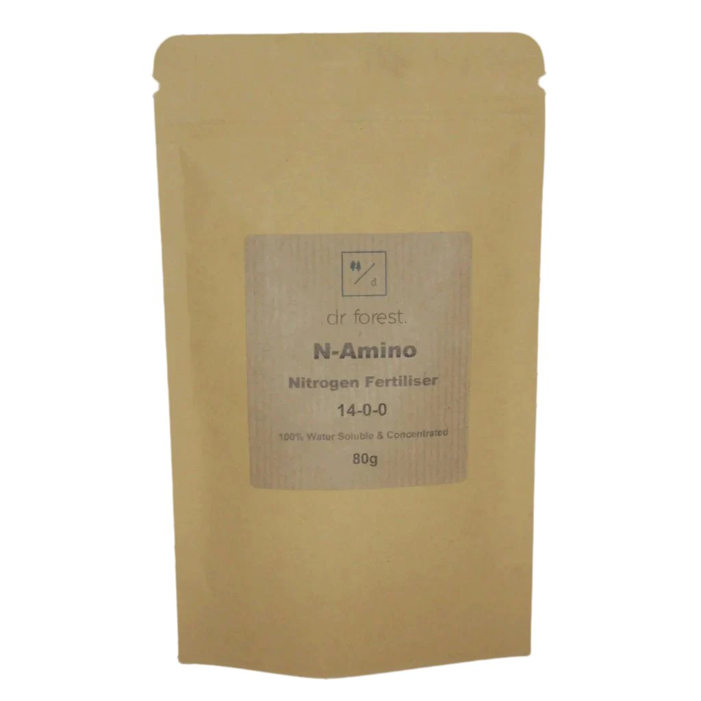 N-Amino. Amino Acid Chelated Nitrogen Fertiliser. 17-0-0. 100% Water Soluble. Dr Forest