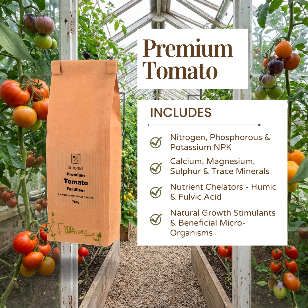 *New* Premium Tomato Fertiliser | Slow Release Natural Plant Food | Made with Organic Ingredients Dr Forest