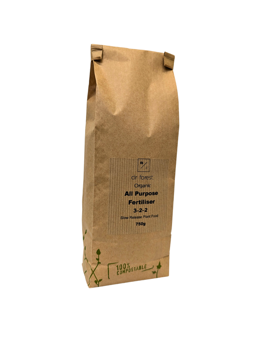 Organic All-Purpose 3-2-2 Fertiliser | Slow Release Eco Plant Food | Compostable Packaging Dr Forest