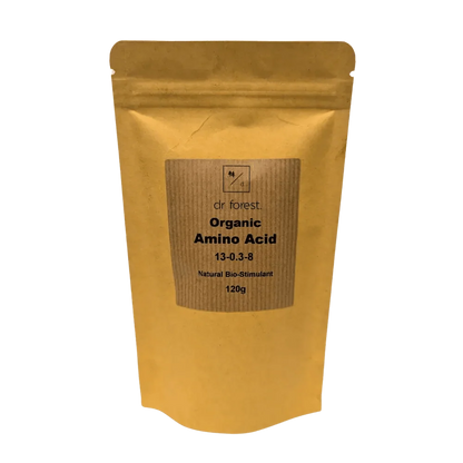 Organic Amino Acid Fertiliser powder, 250g, part of the Humic, Fulvic, Seaweed and Amino Acid Set from Dr Forest
