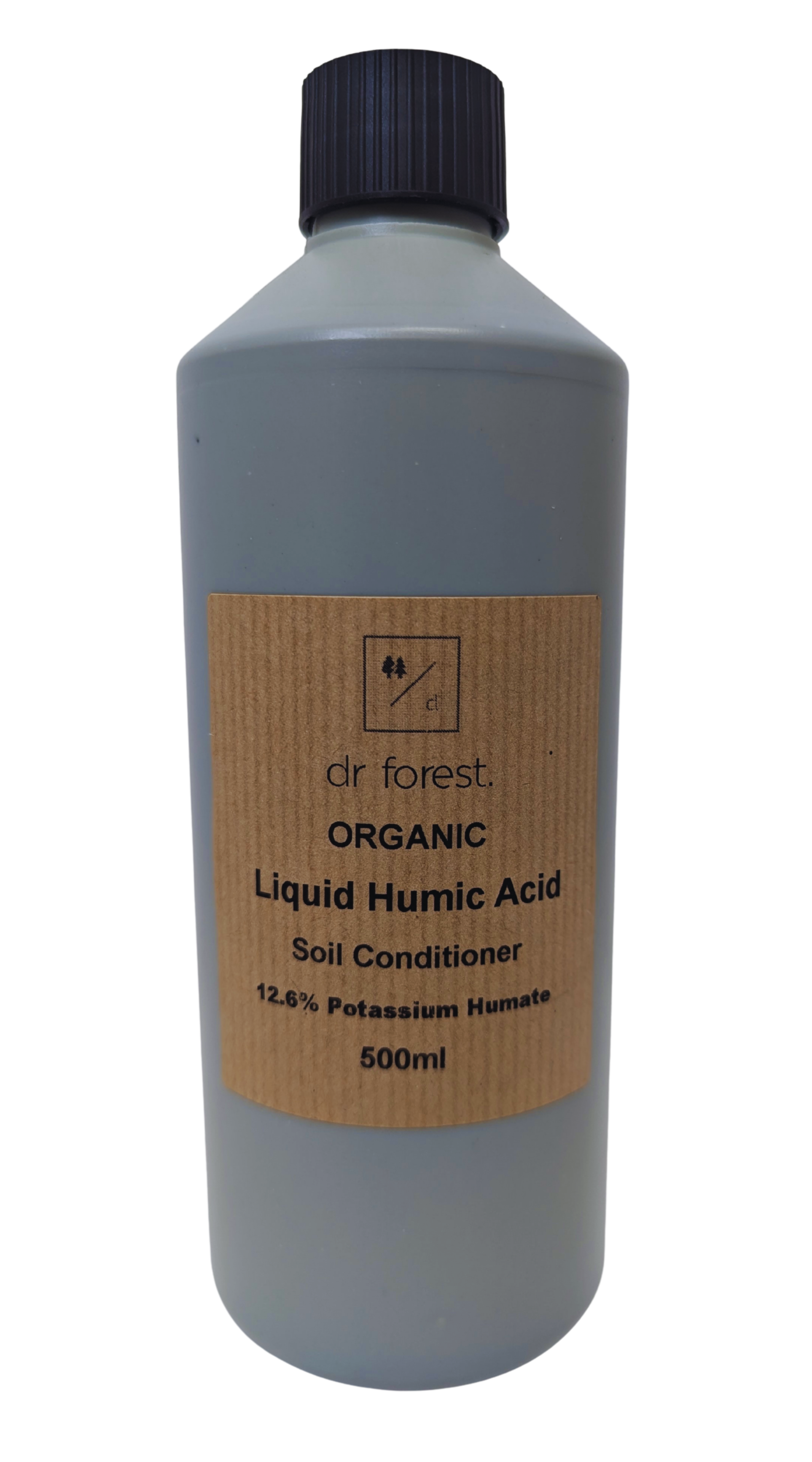 Organic Liquid Humic Acid 12% | Premium Bio-Stimulant for Soil Health & Plant Growth Dr Forest