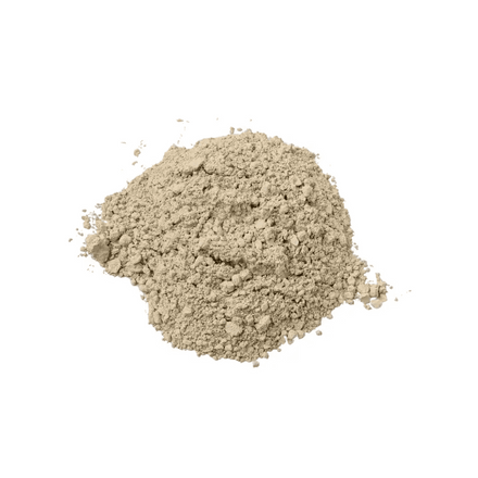 Organic Calcium Carbonate — pile of fine pale calcium carbonate powder