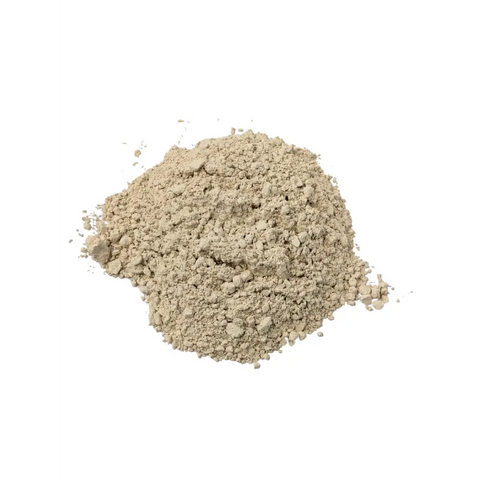 Organic Calcium Carbonate — pile of fine pale calcium carbonate powder