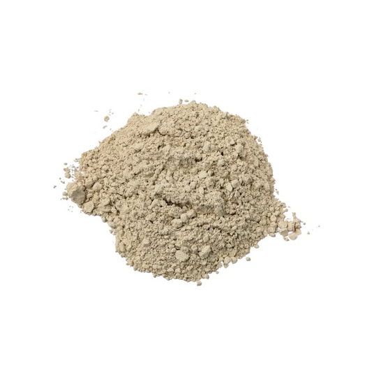 Organic Calcium Carbonate — pile of fine pale calcium carbonate powder
