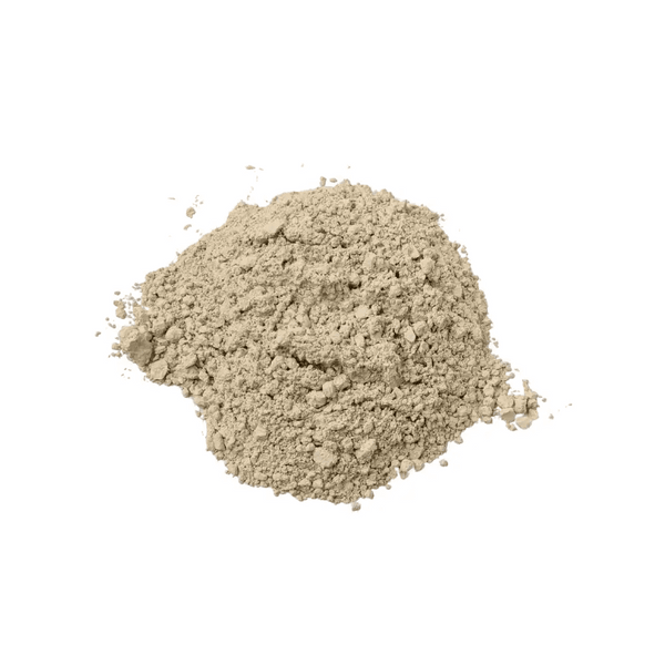 Organic Calcium Carbonate — pile of fine pale calcium carbonate powder