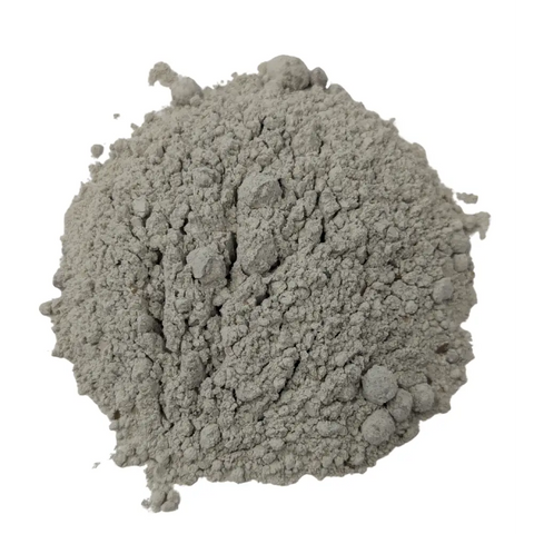 Trace Element Mineral Mix — mound of fine pale-grey mineral powder