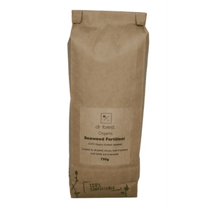 Scottish Seaweed Meal — 750g kraft paper bag with dr forest label, SOPA Organic Scottish Seaweed