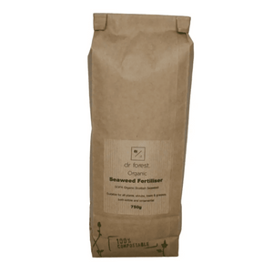 Scottish Seaweed Meal — 750g kraft paper bag with dr forest label, SOPA Organic Scottish Seaweed