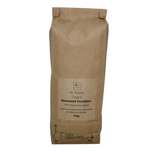 Scottish Seaweed Meal — 750g kraft paper bag with dr forest label, SOPA Organic Scottish Seaweed
