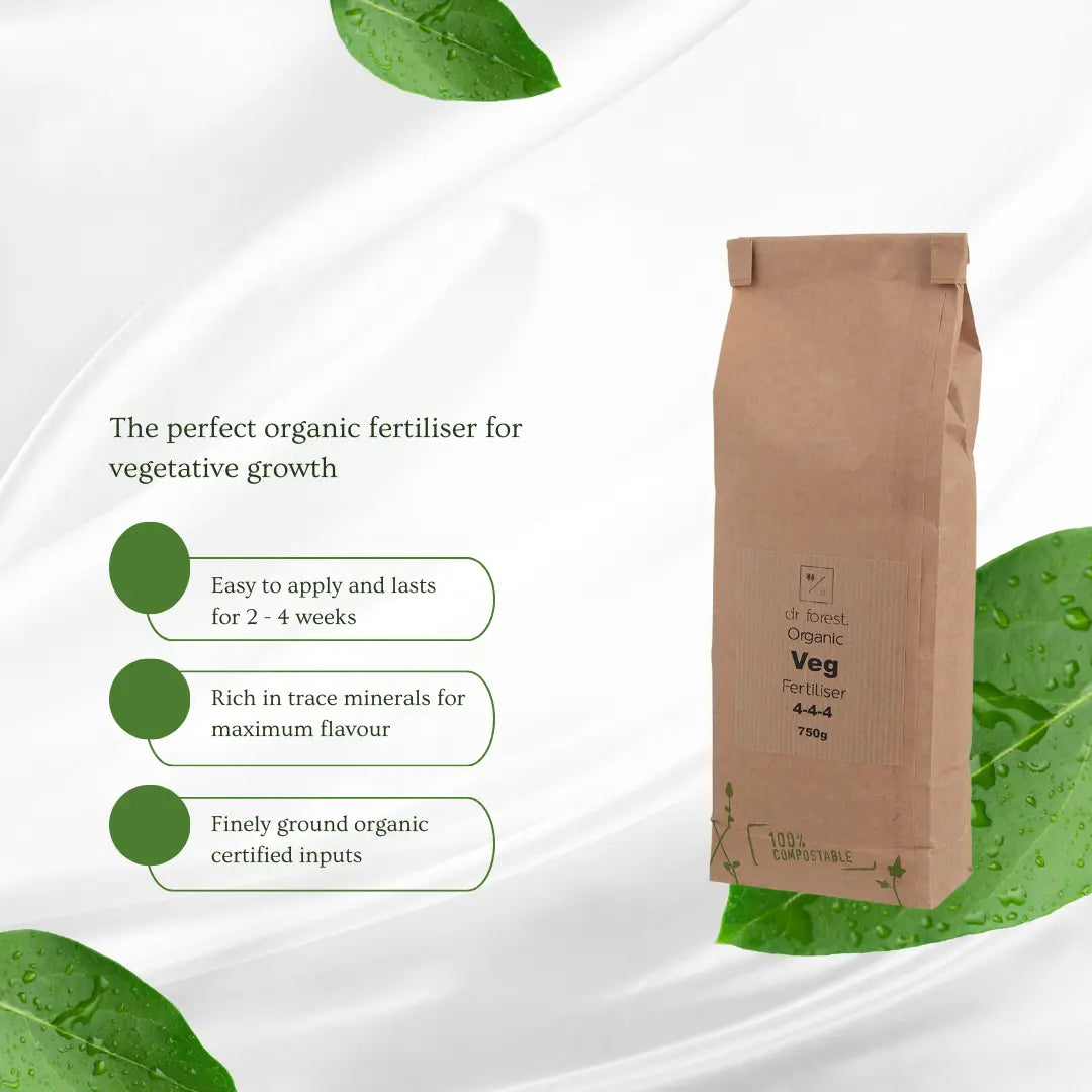 Organic VEG Fertiliser 4.4.4. For vegetative growth by Dr Forest Dr Forest