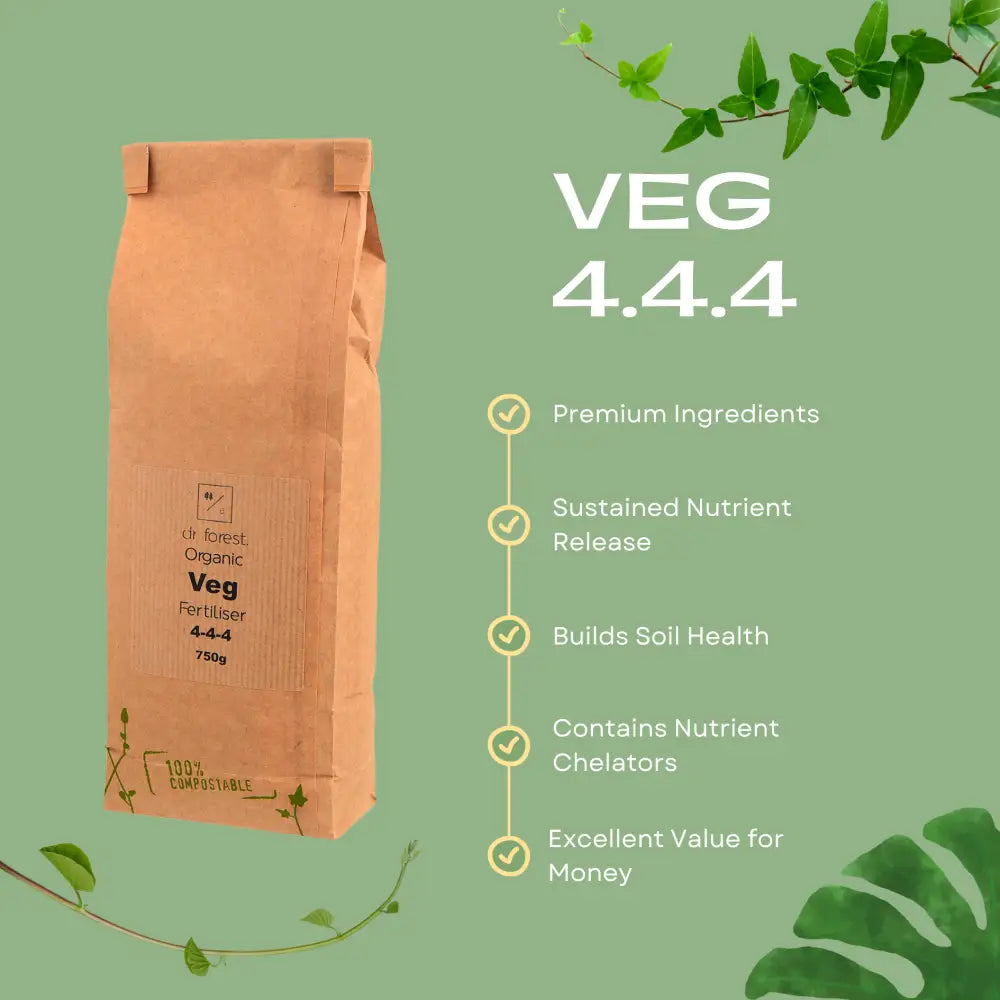 Organic VEG Fertiliser 4-4-4 | For vegetative growth by Dr Forest Dr Forest