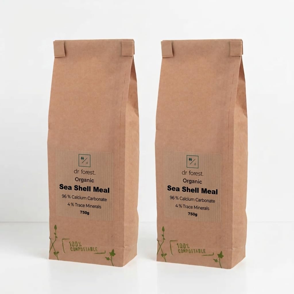 Dr Forest Sea Shell Meal kraft pack on white