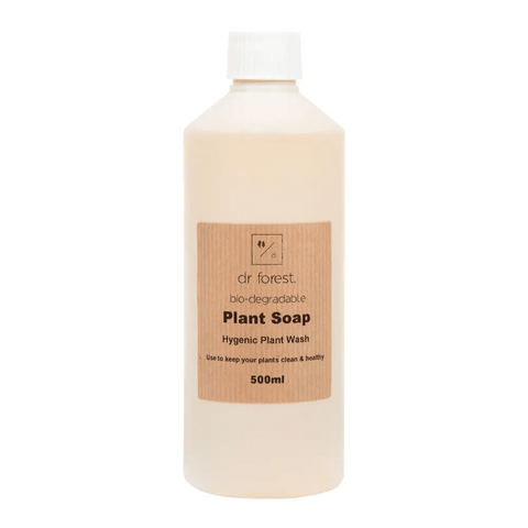 Organic Plant Soap — 500ml white bottle of cream liquid with kraft label, Bio-degradable Hygienic Plant Wash