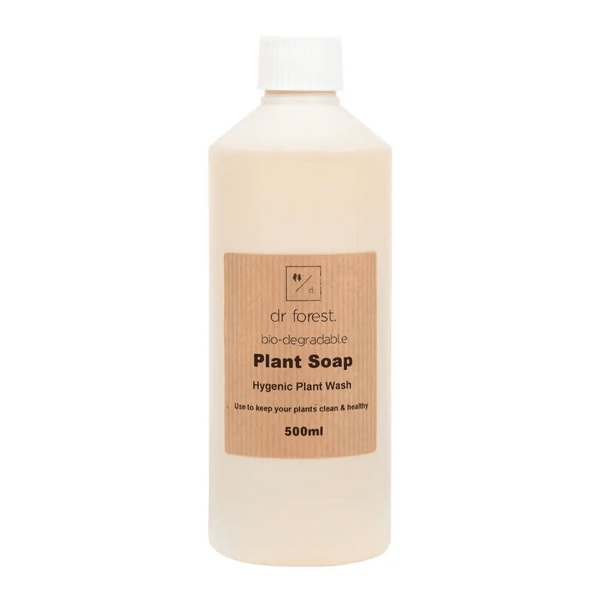 Organic Plant Soap — 500ml white bottle of cream liquid with kraft label, Bio-degradable Hygienic Plant Wash