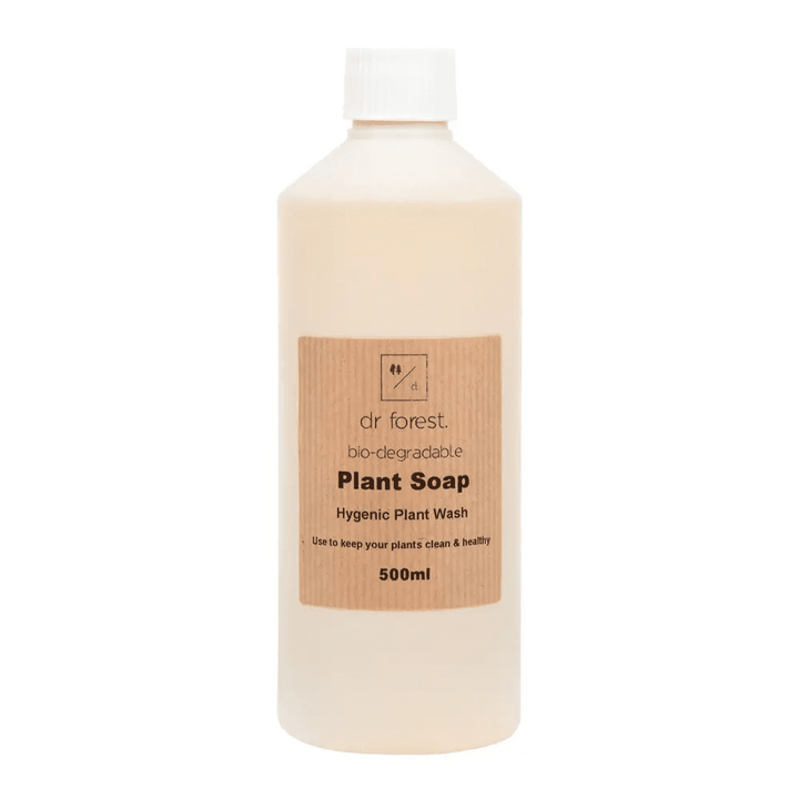 Organic Plant Soap — 500ml white bottle of cream liquid with kraft label, Bio-degradable Hygienic Plant Wash