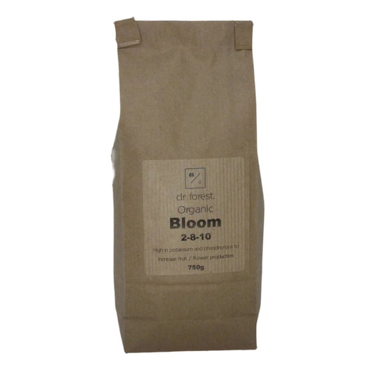 Organic Bloom 2-8-10 Fertiliser with Seaweed & Humic Acid Dr Forest