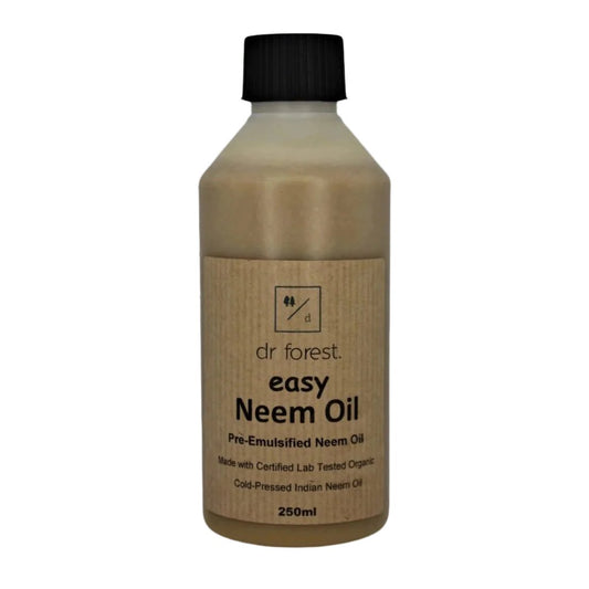 Easy Neem Oil. Pre blended with Wetting Agent for easy application. Dr Forest